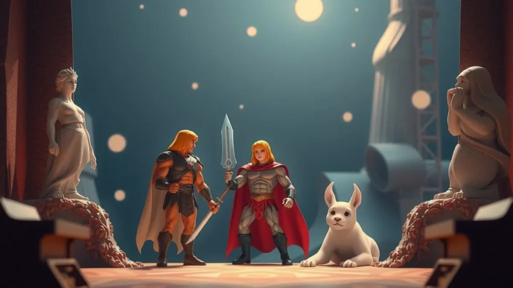 Como a linha de brinquedos de He-Man influenciou os desenhos