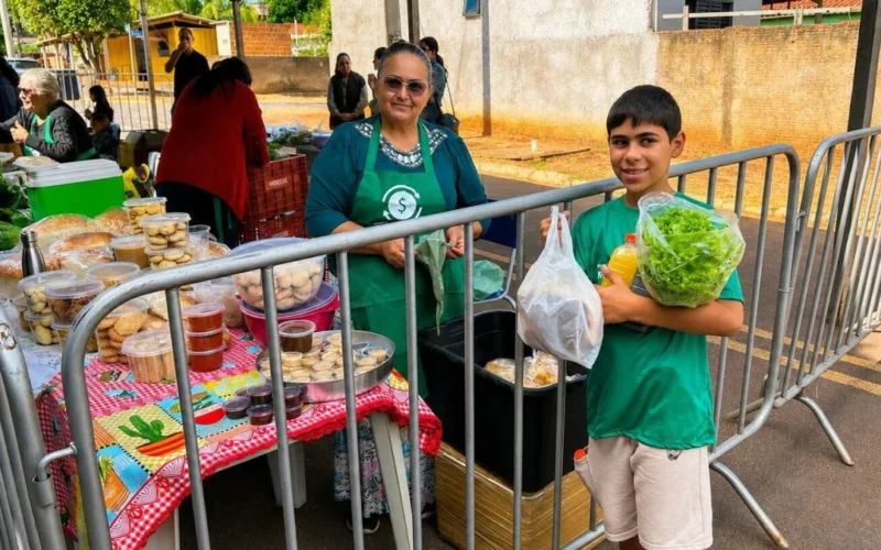 Recicláveis viram moeda para comprar alimentos em MS