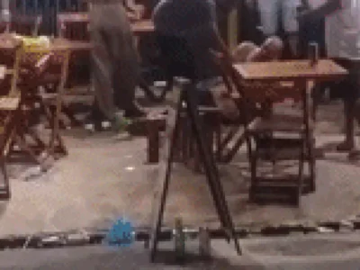 Briga generalizada em conveniência é filmada em Campo Grande