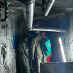 Trabalhadores passam mal em caixa-d’água no Belas Artes