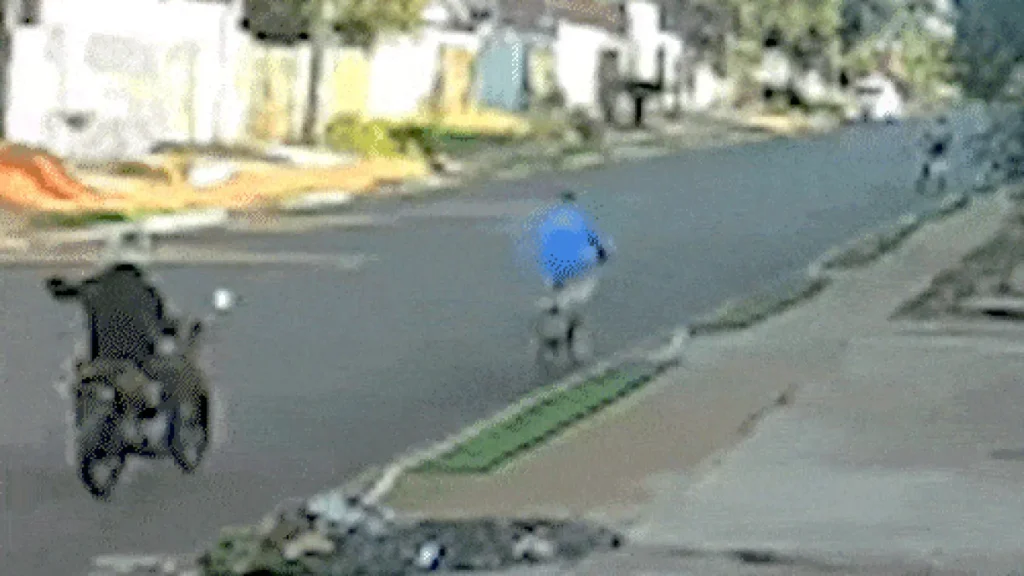 Motociclista filma direção e atropela idoso em Campo Grande