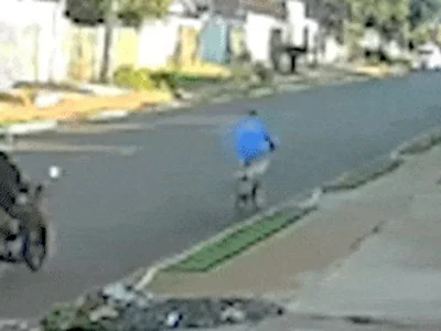 Motociclista filma direção e atropela idoso em Campo Grande